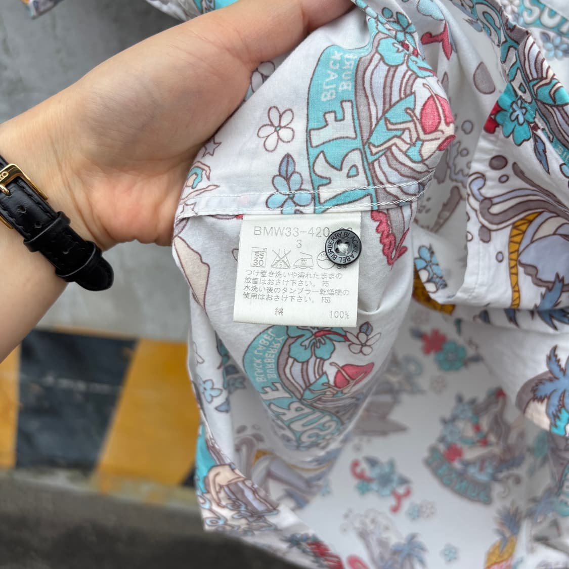 Burberry 버버리 하와이안 반팔 셔츠 상품이미지8