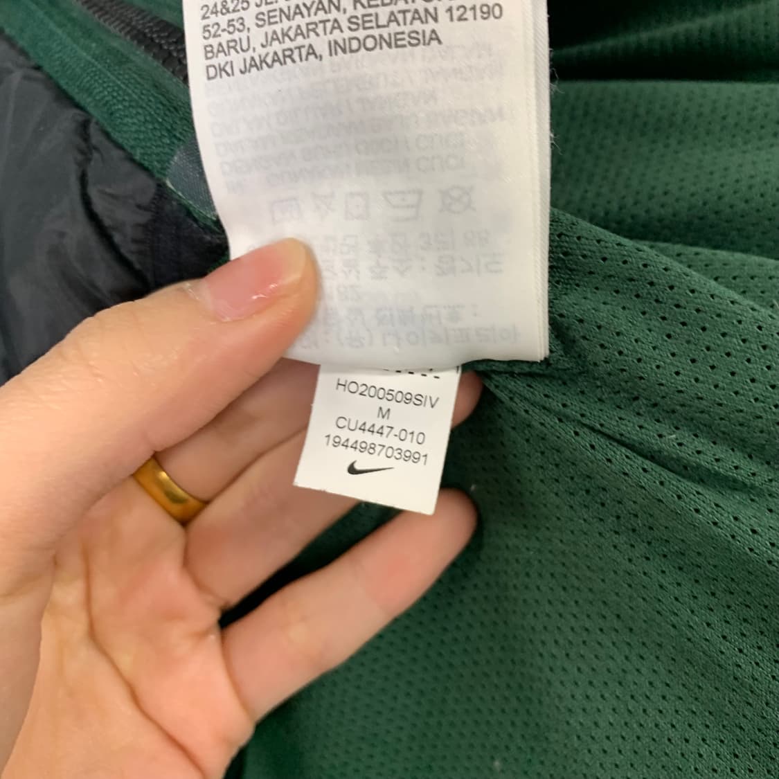 나이키 헤리티지 블랙 쉐르파 퀼팅 자켓 상품이미지6