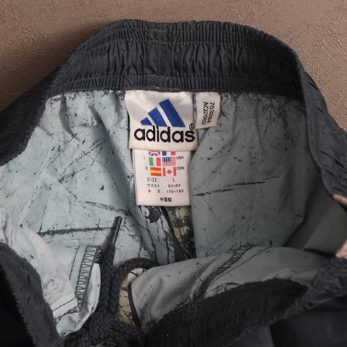 90'S 아디다스 올드스쿨 나일론 트랙팬츠A1618 상품이미지3