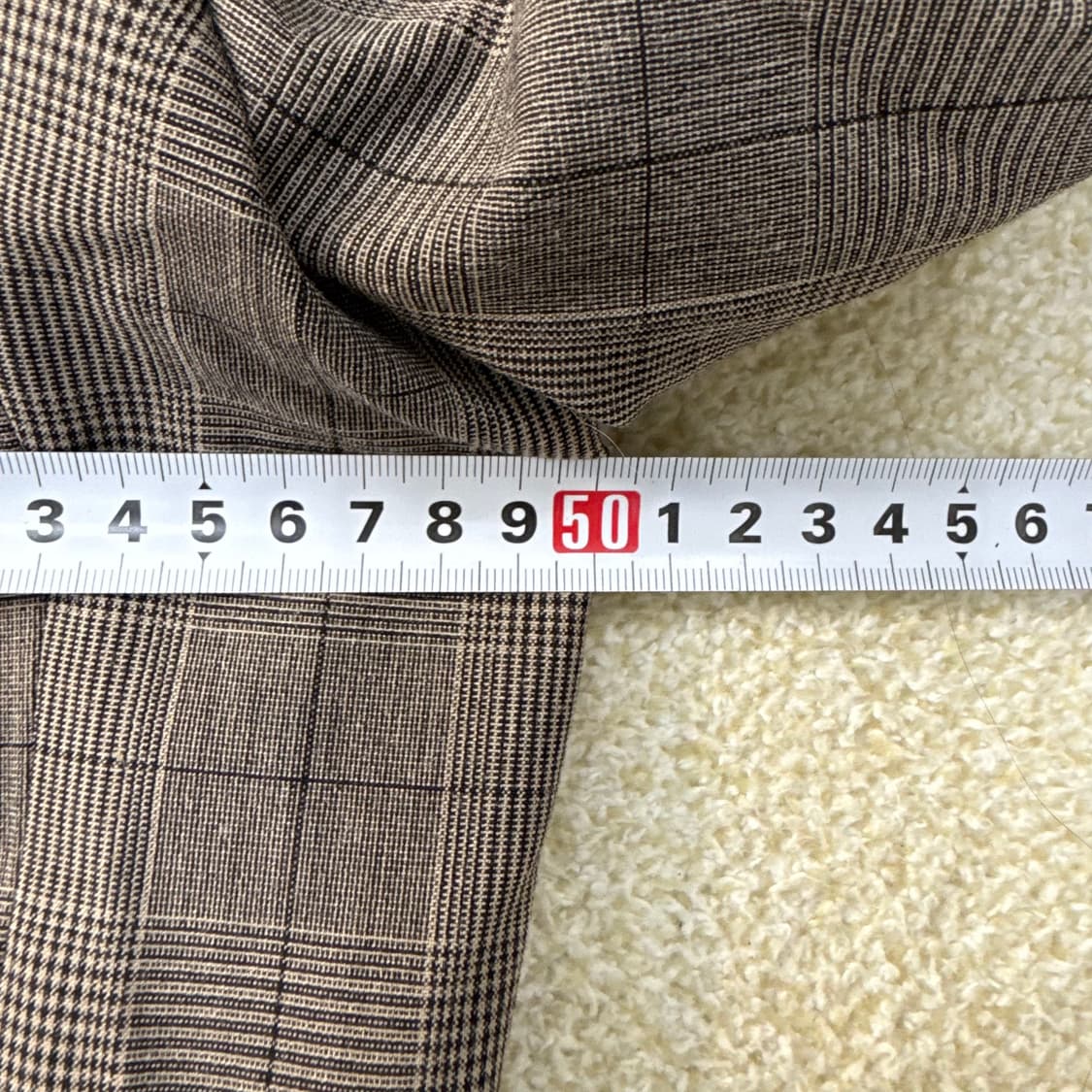 [L] 무신사 스탠다드 글렌 체크패턴 울 블레이저 자켓 0114T2 상품이미지5