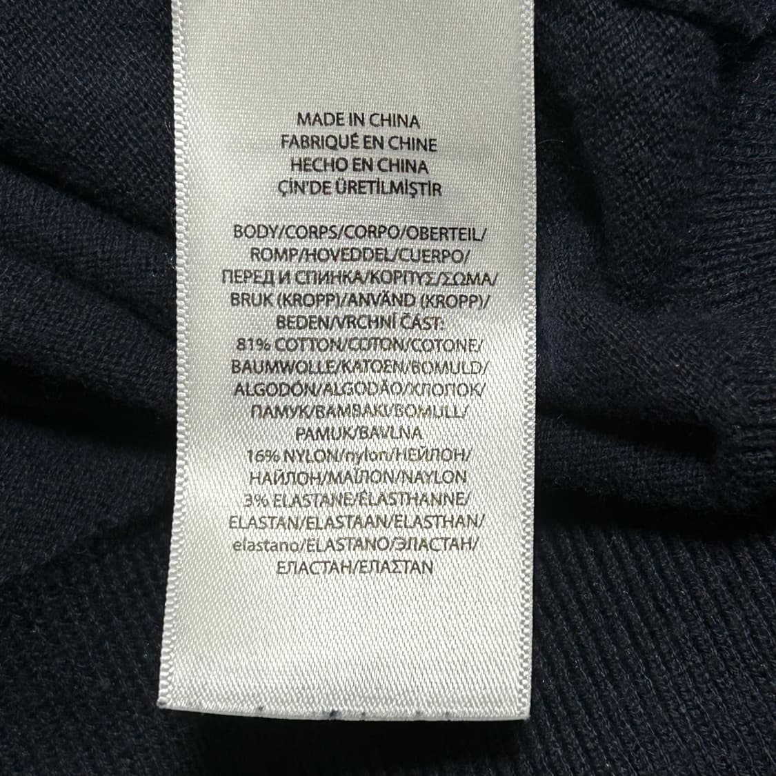 S 폴로랄프로렌 여성용 네이비 코튼 가디건 상품이미지5