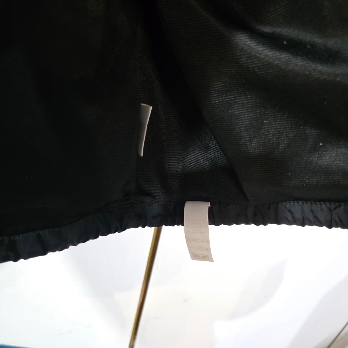 OBEY 오베이 블랙 후드 나일론 바람막이 바스락 코치 자켓 L 상품이미지7