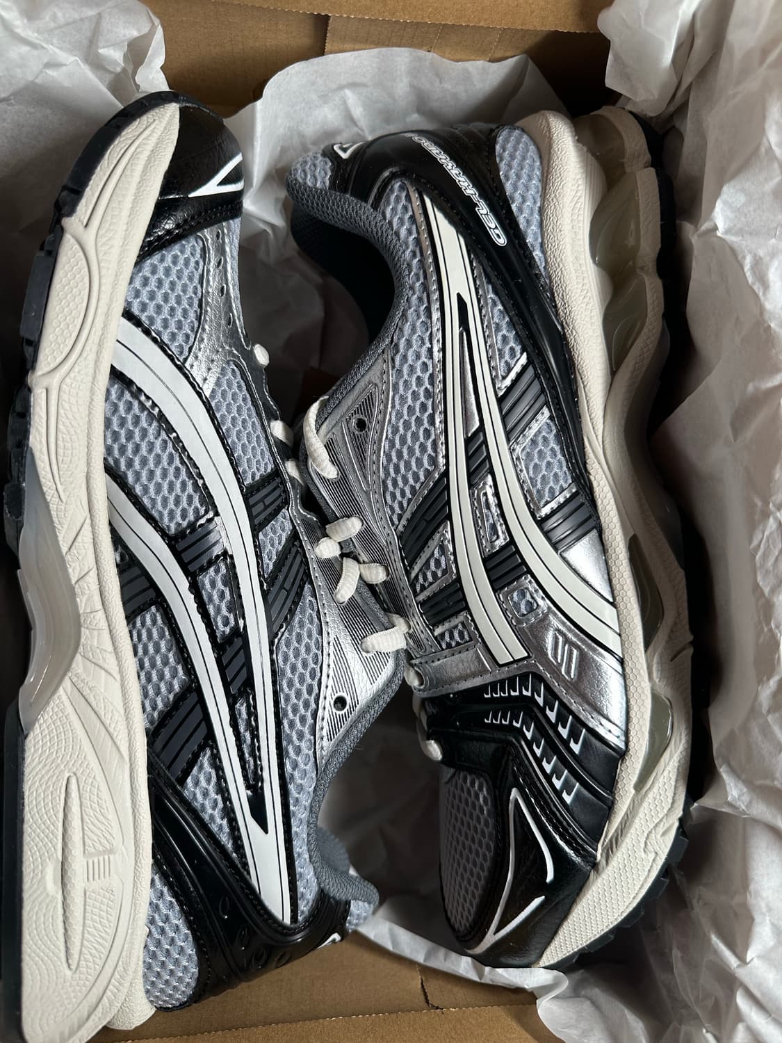 [260]아식스 젤카야노 14 블랙 글레이셔 그레이 상품이미지1