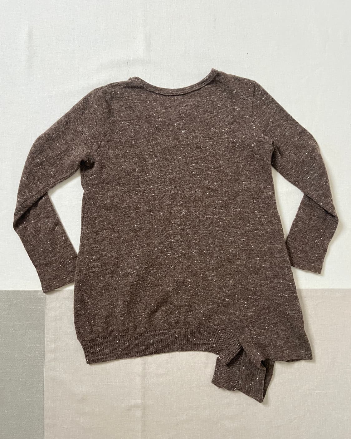 요지야마모토 네프 울 비대칭 니트 yohji yamamoto 보카시 상품이미지2