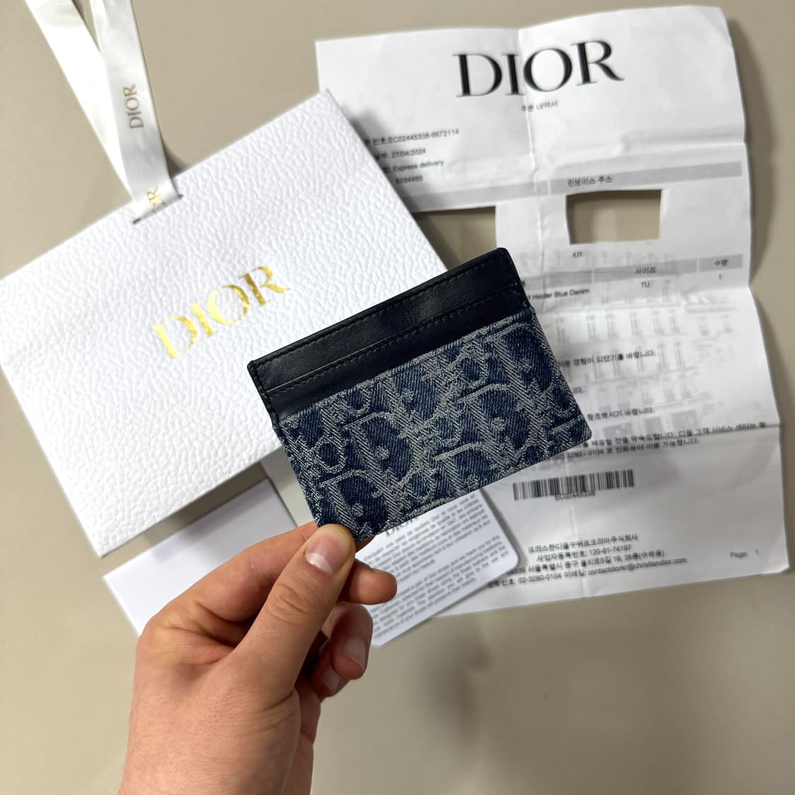 [백화점판/당일출고]디올 오블리크 몽테인 카드지갑 상품이미지2