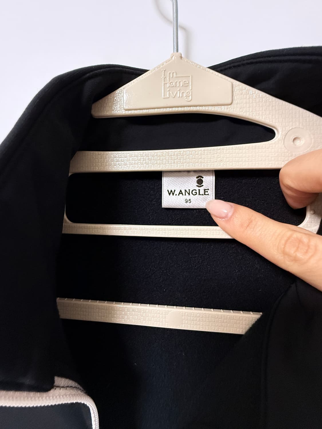 🖤 와이드앵글 W.ANGLE 골프 하프집업 티셔츠 블랙 95 🖤 상품이미지6