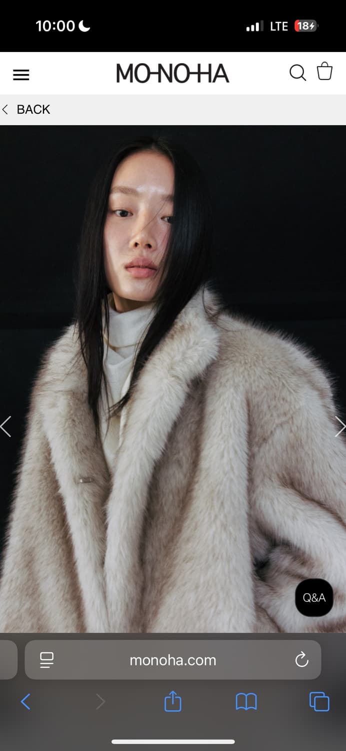 모노하퍼자켓 아이보리 상품이미지1