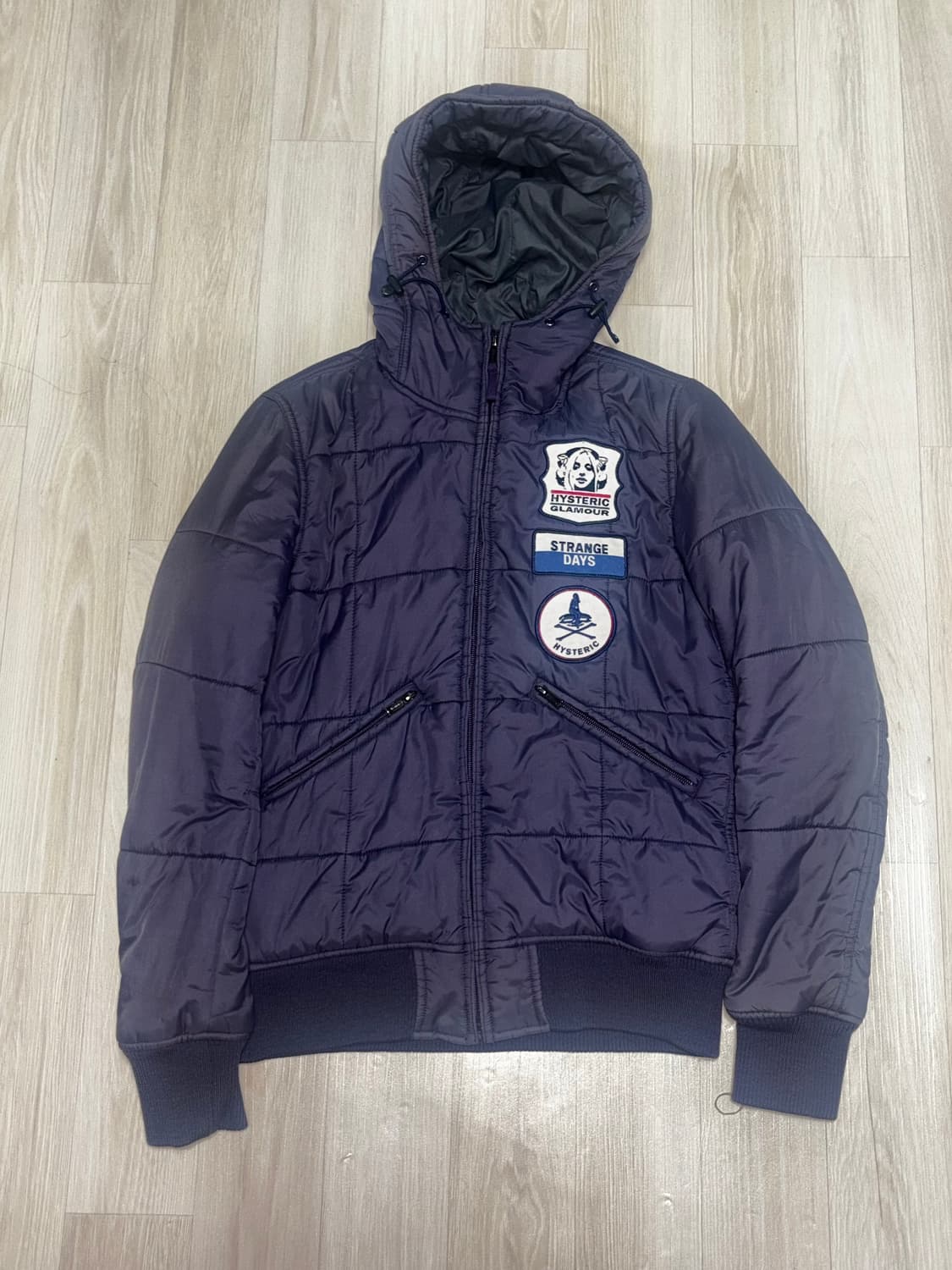 레어) 히스테릭글래머 와펜 패딩 자켓 상품이미지1