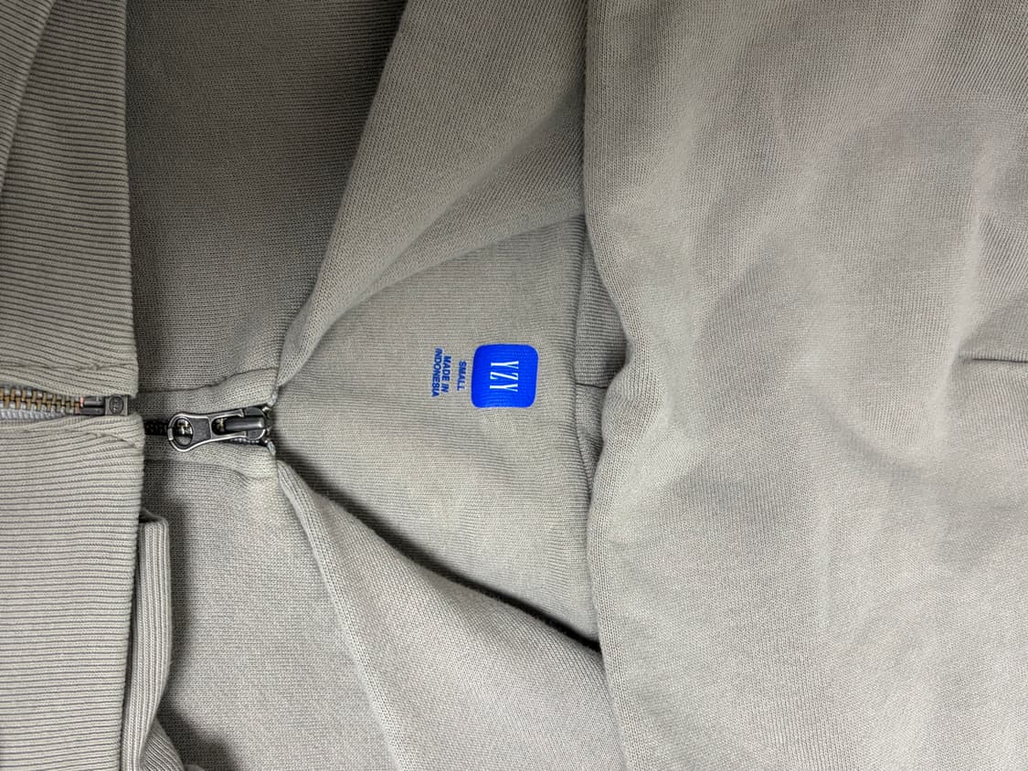 이지 후드집업 그레이 S 판매합니다 상품이미지3