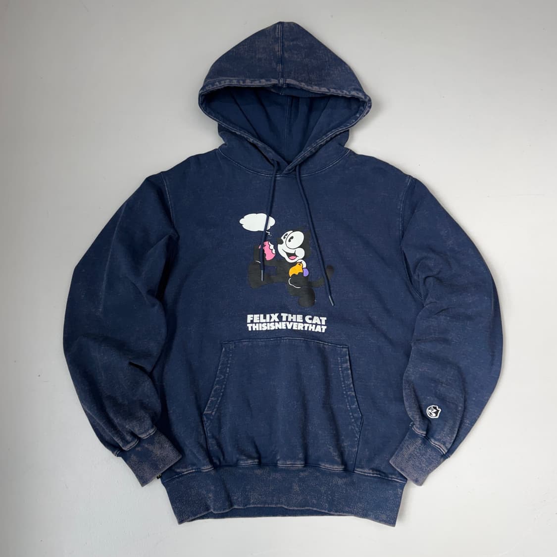 디스이즈네버댓 X 펠릭스 스톤워싱 후드티 상품이미지2