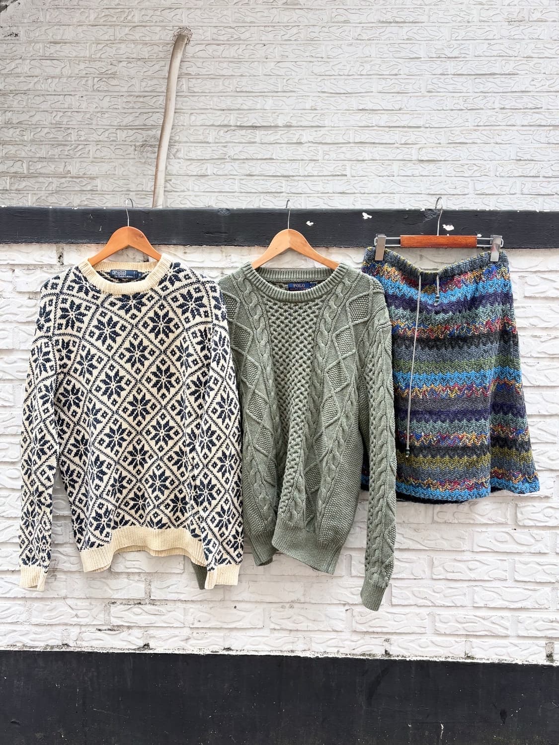 폴로 눈꽃 니트 상품이미지2