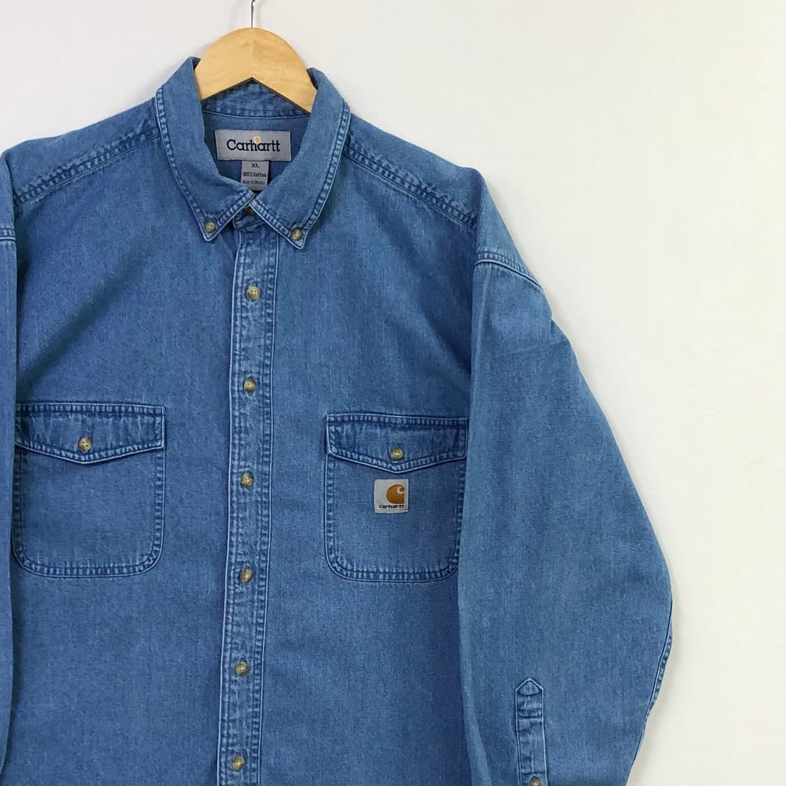 XL 칼하트 데님 셔츠 상품이미지1