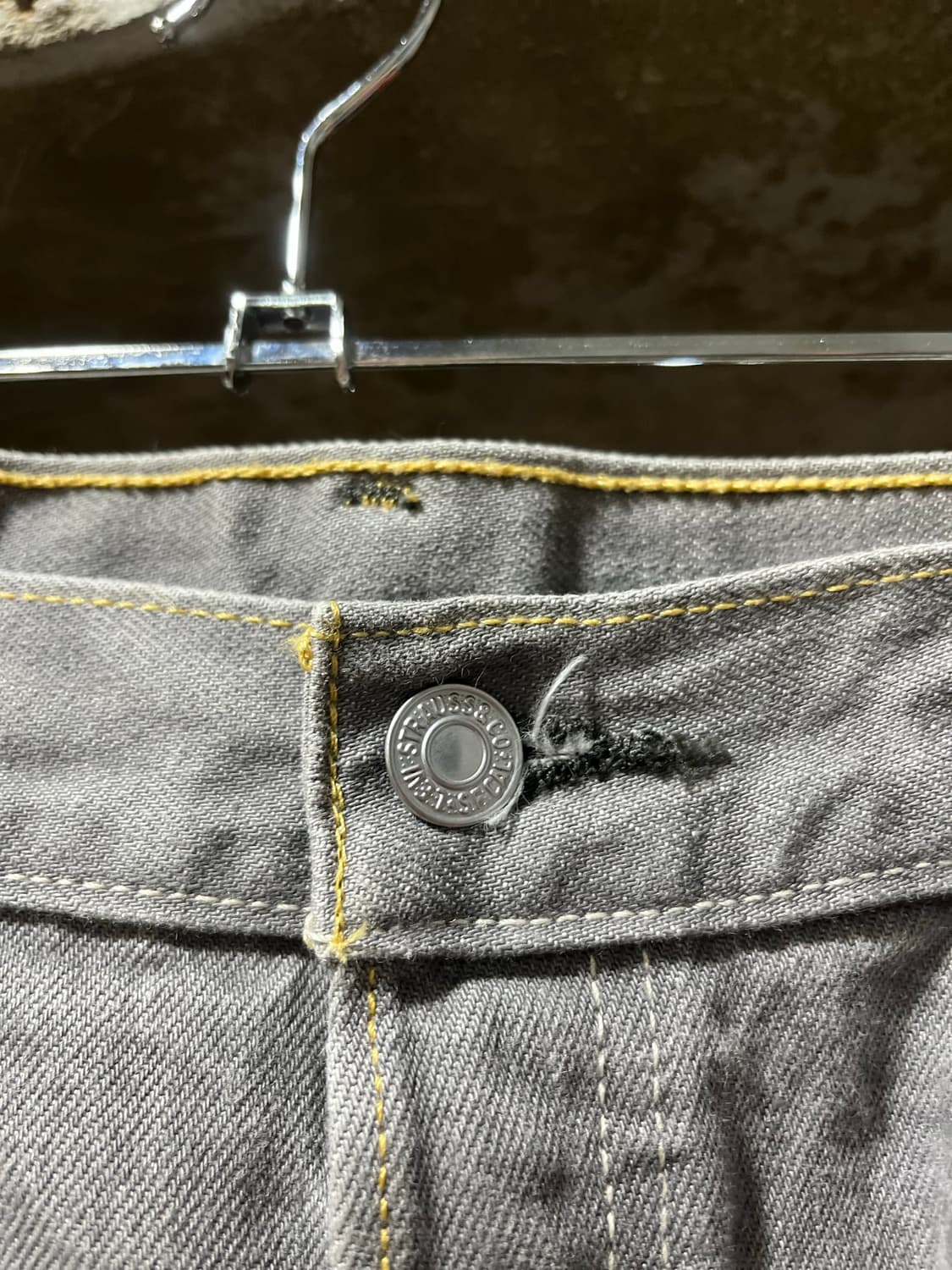 LEVI’S 501 GREY DENIM (Tag W40 / Fits W3 상품이미지4