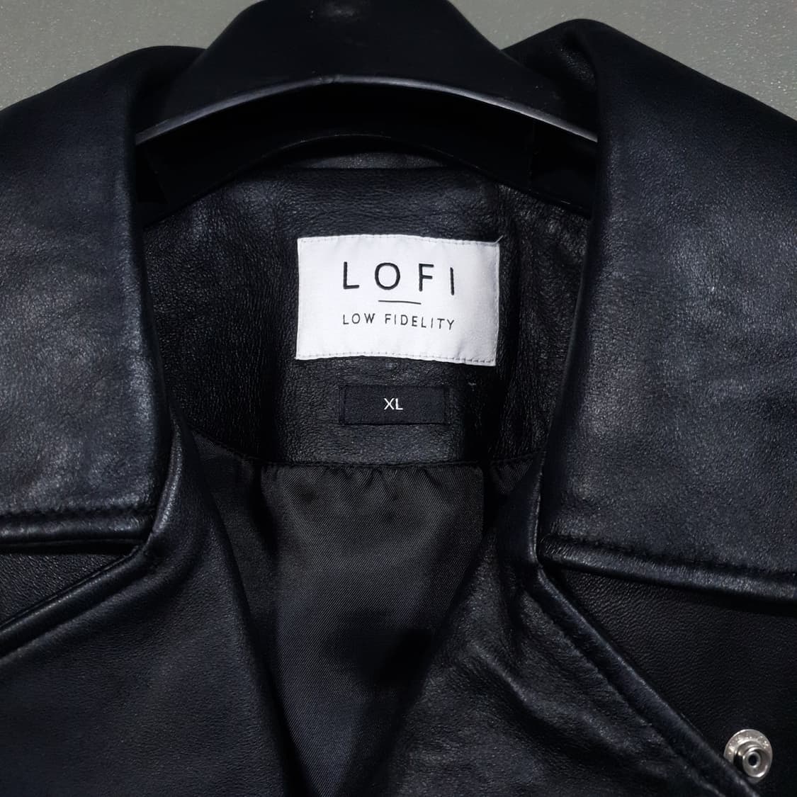 실측 M (95) 로파이 리얼 램스킨 레더 양가죽 라이더 자켓 LOFI 상품이미지3