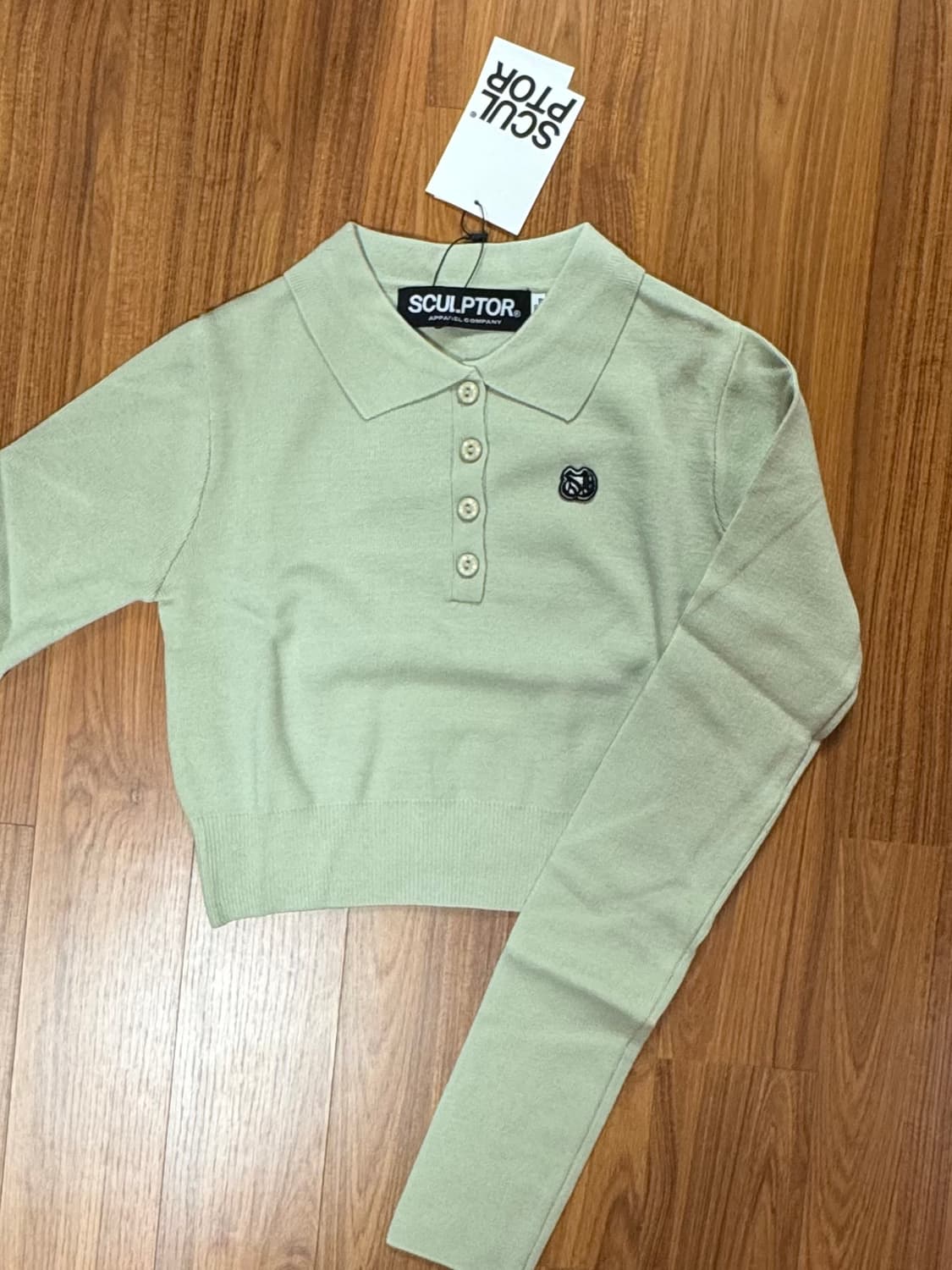 스컬프터 카라 니트 상품이미지1