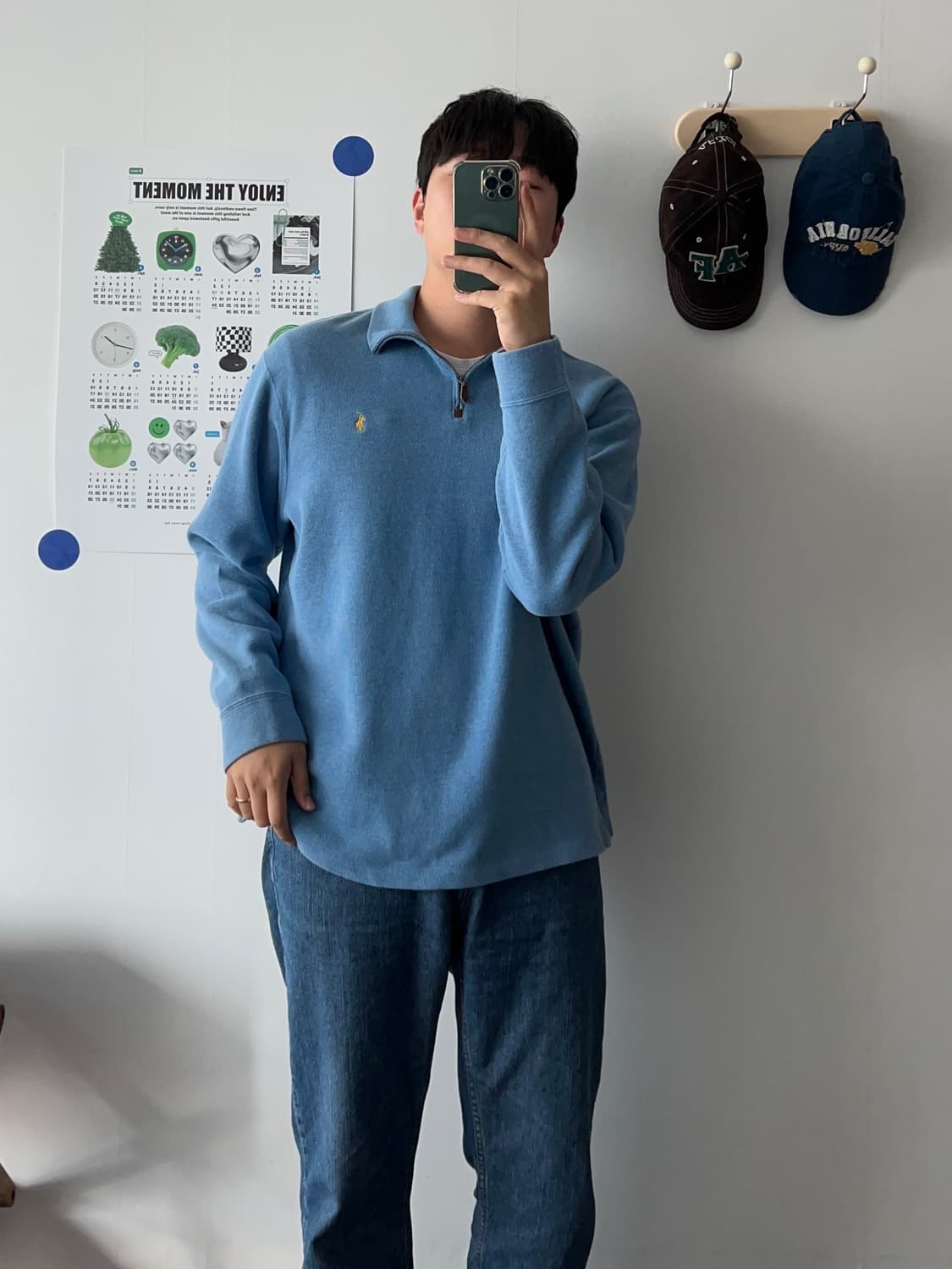 폴로 랄프로렌 반집업 니트 XXL 상품이미지8