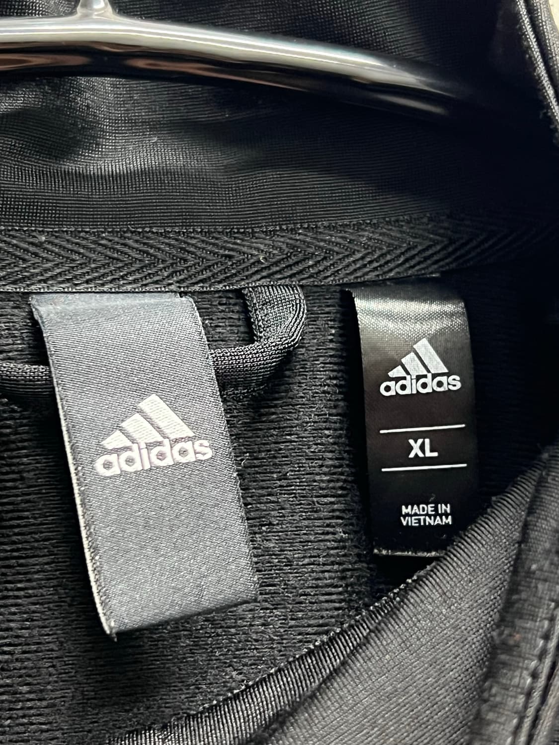 아디다스 삼선 트랙탑 져지 블랙 상품이미지4