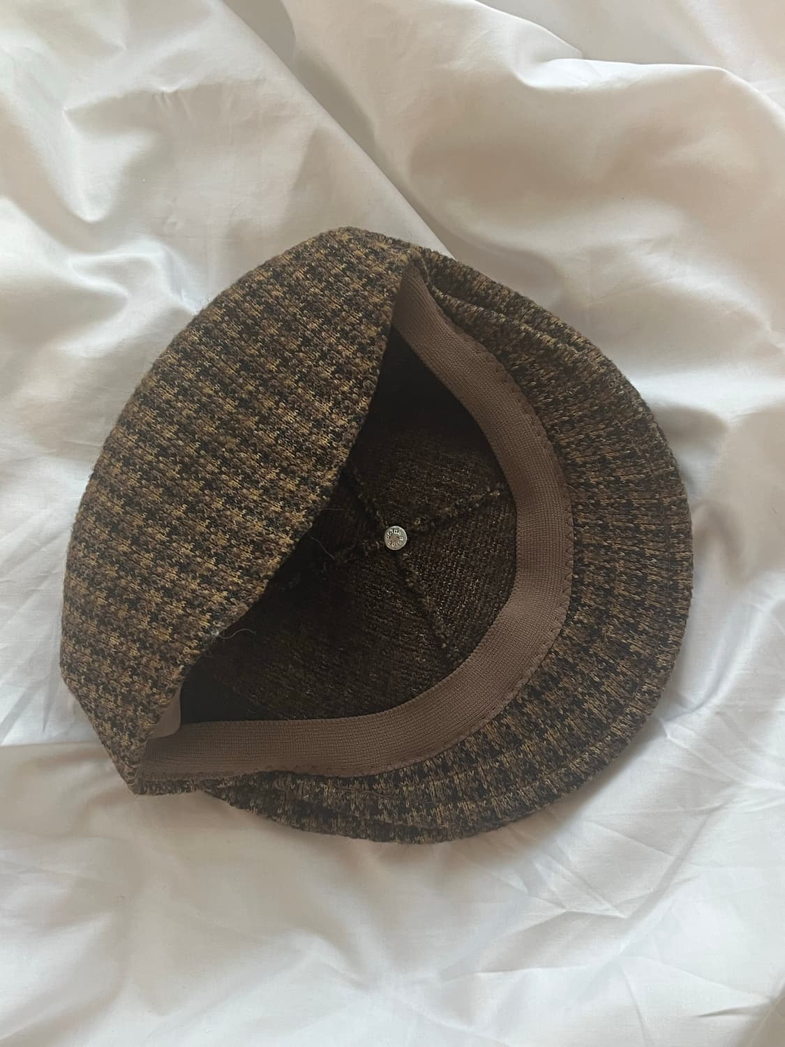 캉골 빈티지 체크헌팅캡 상품이미지2