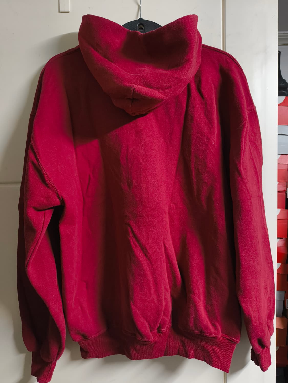 러셀 체리레드 후드집업 usa L 상품이미지3