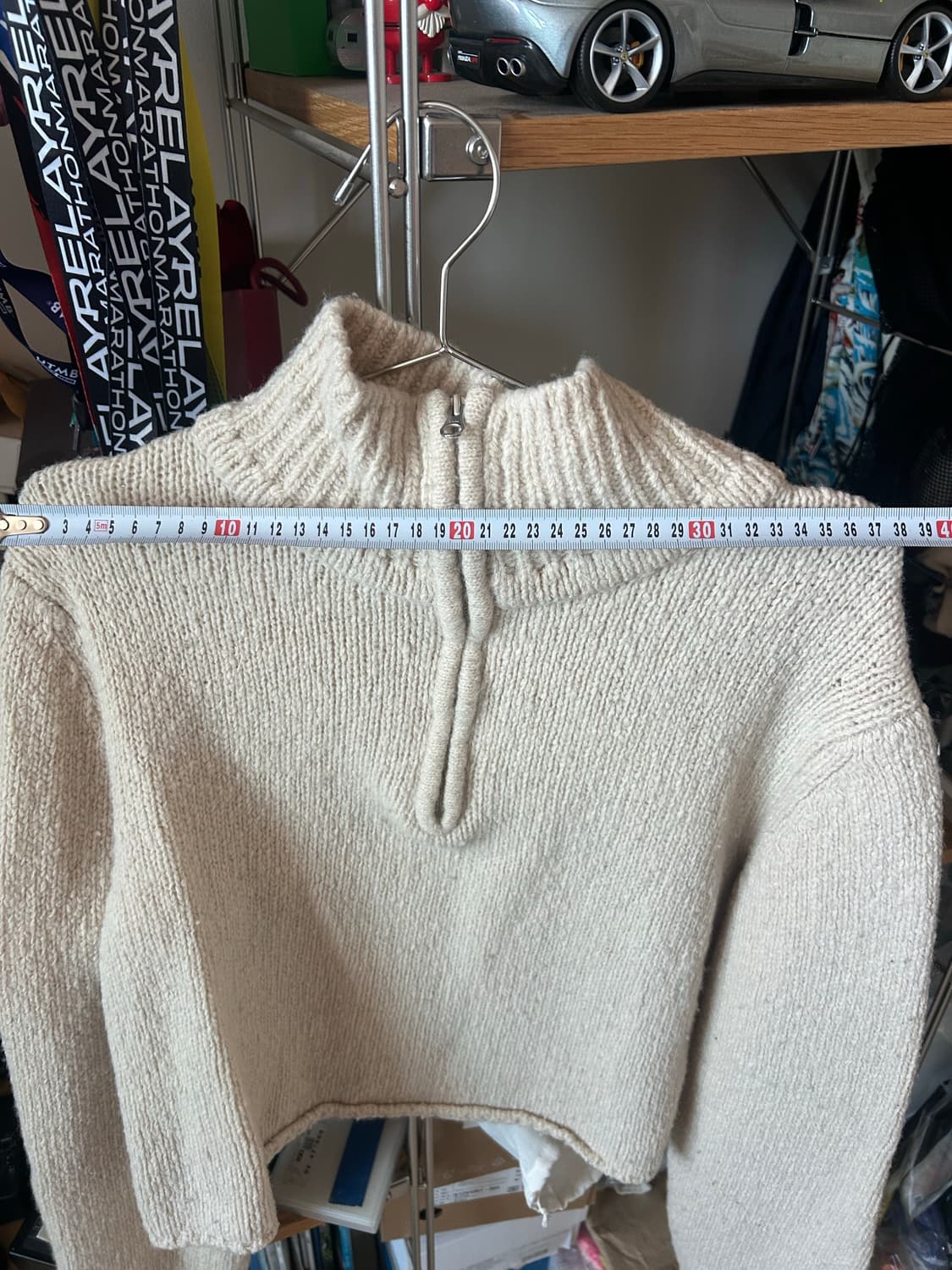 아모멘토 우먼 하프집업 니트 상품이미지4