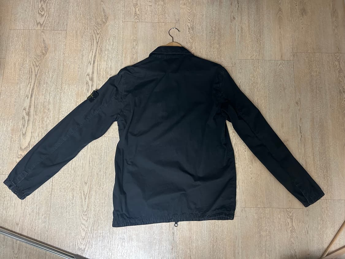 스톤 아일랜드 117WN 올드이펙트 오버셔츠 블랙 - 21SS 상품이미지2