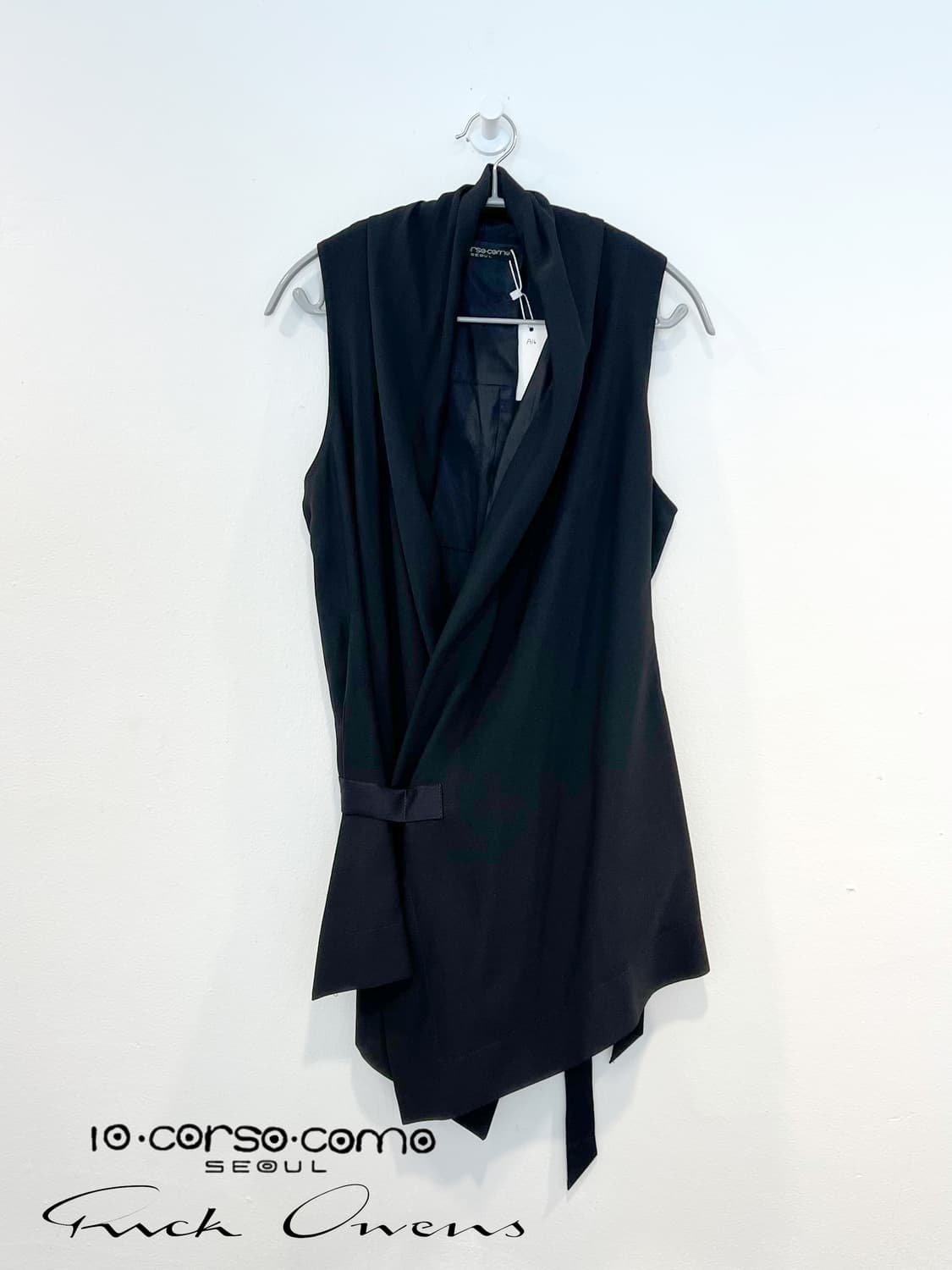 꼬르소꼬모 Rick Owens 릭오웬 슬리브리스 랩 상품이미지1