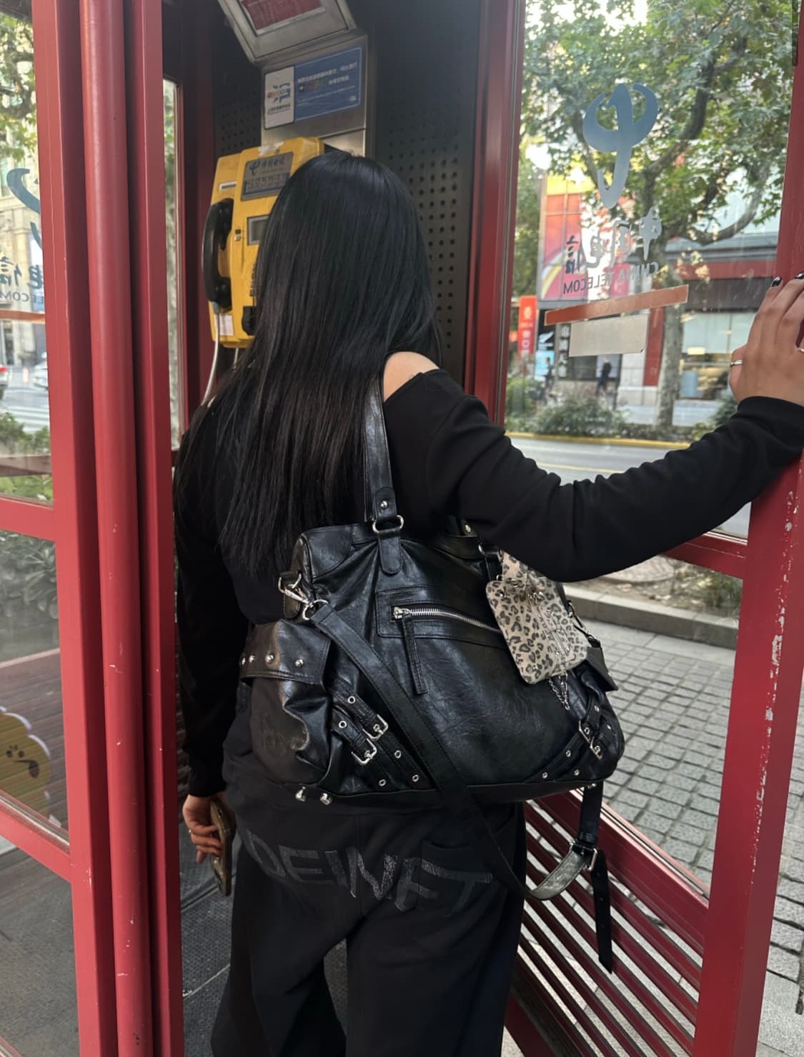 [새상품] 다이닛 스터드 포켓 빅 백 STUD POCKET BIG BAG 상품이미지5