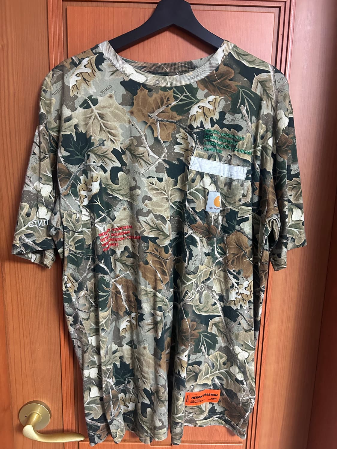 칼하트 X 헤론 프레스톤 콜라보 숏슬리브 상품이미지1