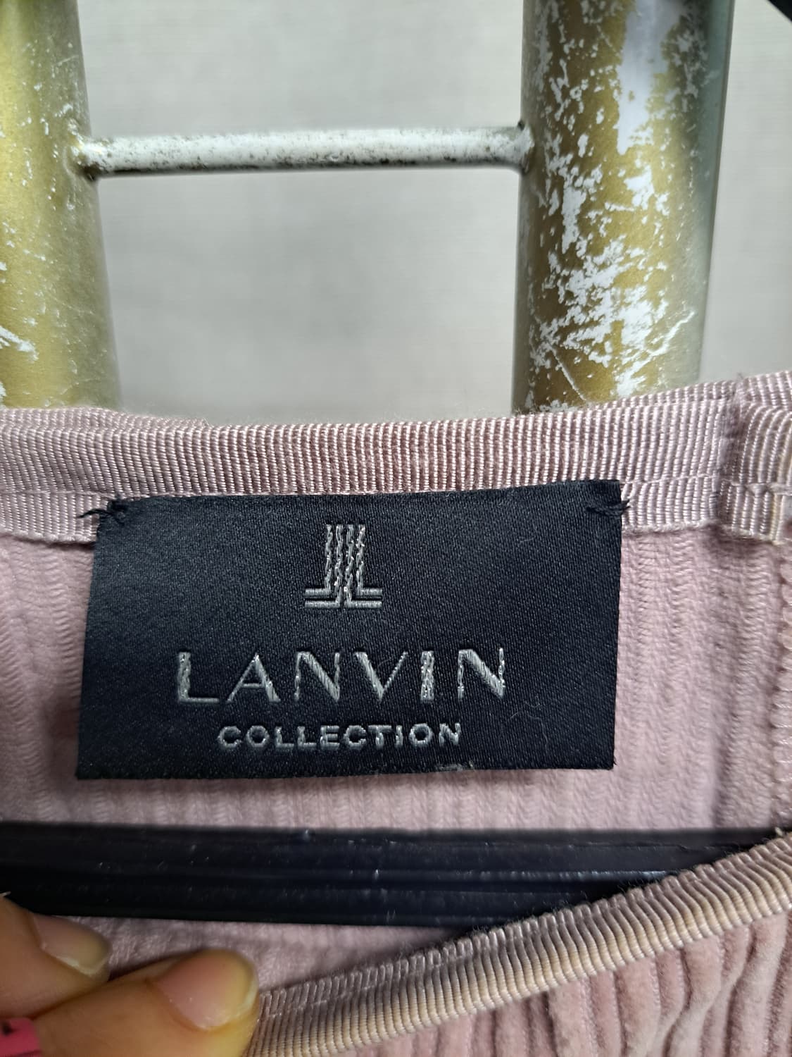 LANVIN 핑크 코듀로이 원피스 상품이미지7