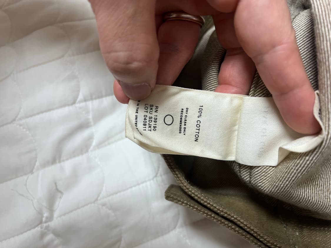 [XL] 피어오브갓 5th 데님 트러커 자켓 빈티지 골드 상품이미지8