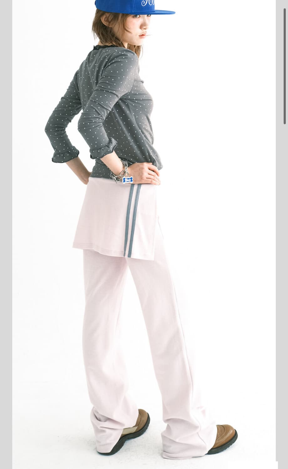 snug track skirt pants (light pink) 상품이미지1