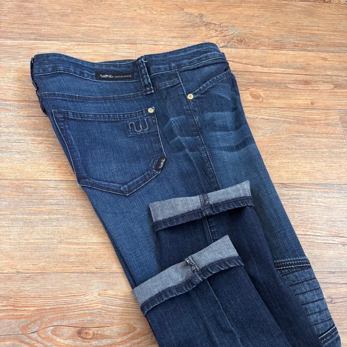 미국 워크 커스텀 29 바이커 스키니진 스판 데님 청바지 슬림 상품이미지4