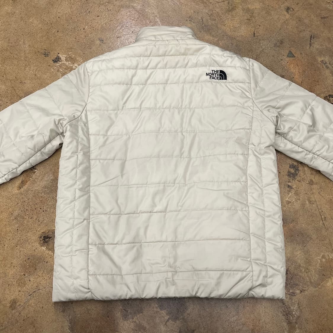 [정품/L] 노스페이스 블랙 그레이 패딩 화이트 양면 점퍼 b18 상품이미지7