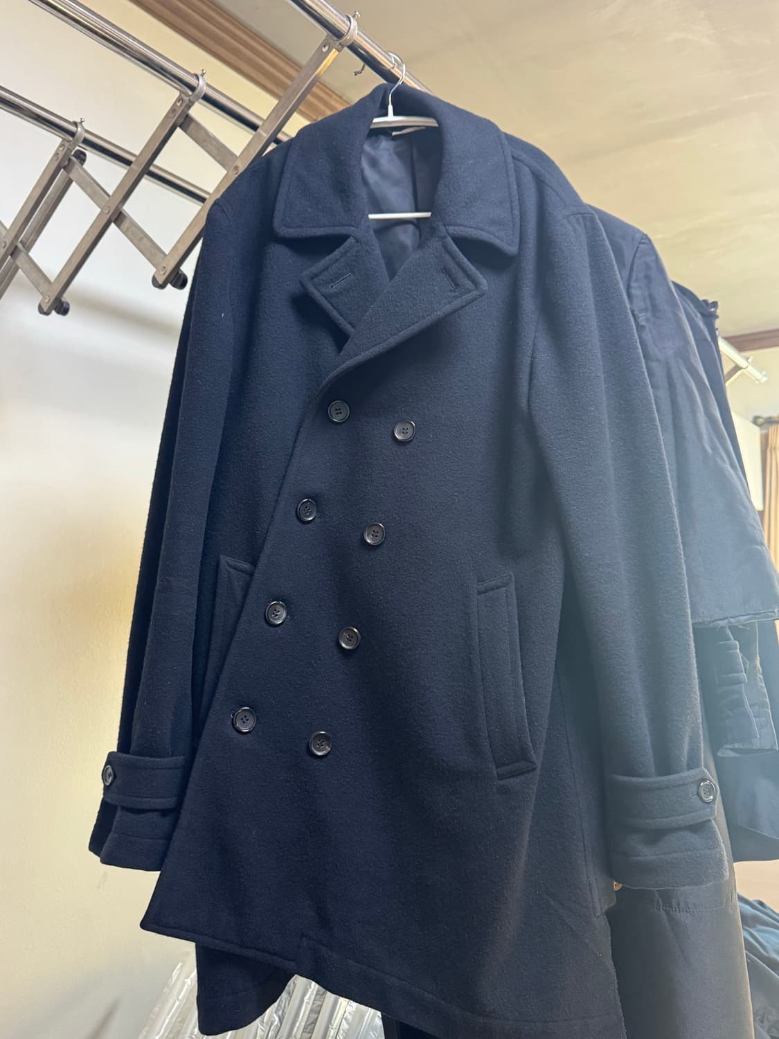 [M] 꼼데가르송 옴므 플러스 비대칭 코트 상품이미지1