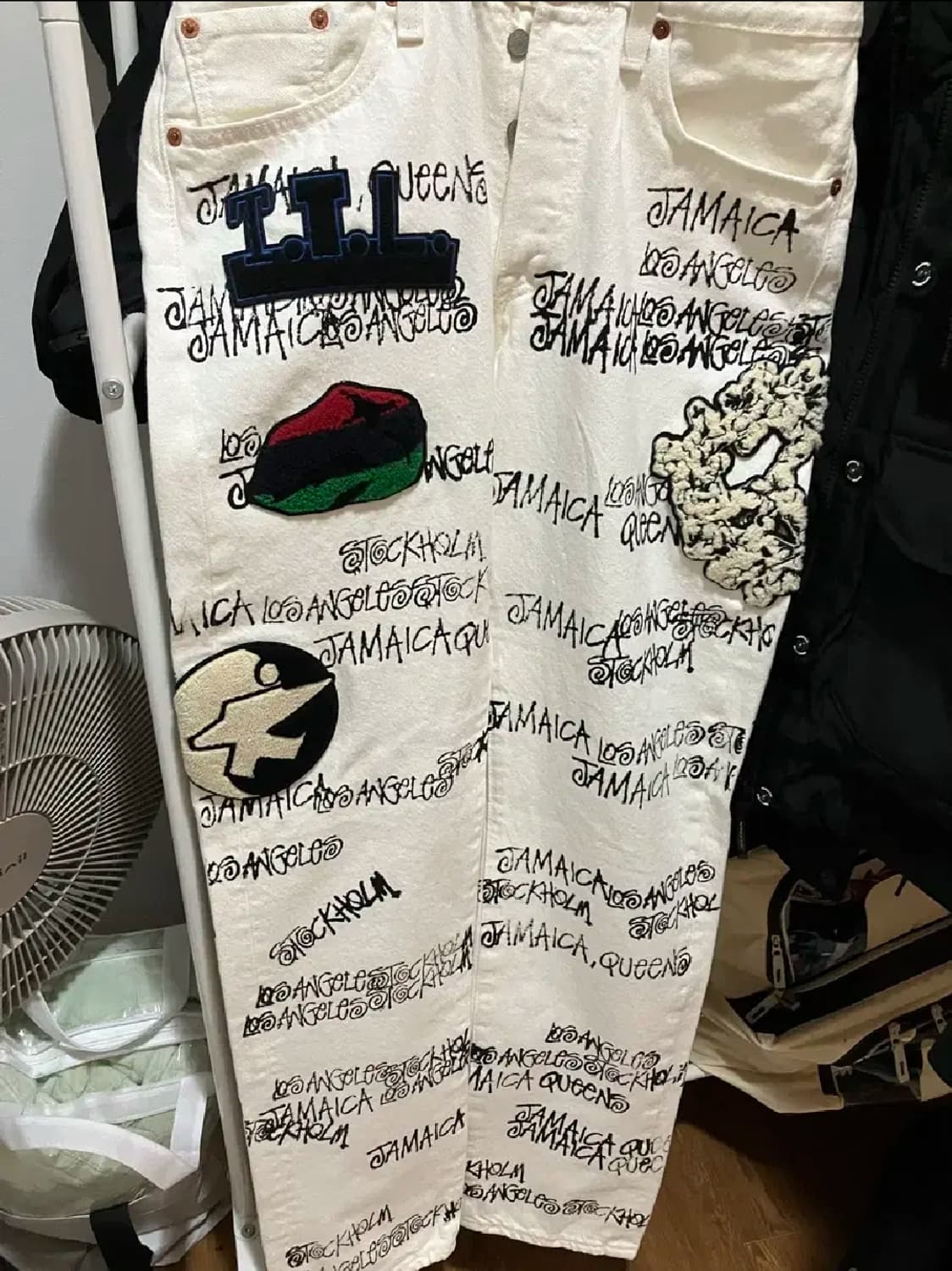 정품) 데님 티어스 스투시 아워레가시 ttl 500 진 화이트 상품이미지1