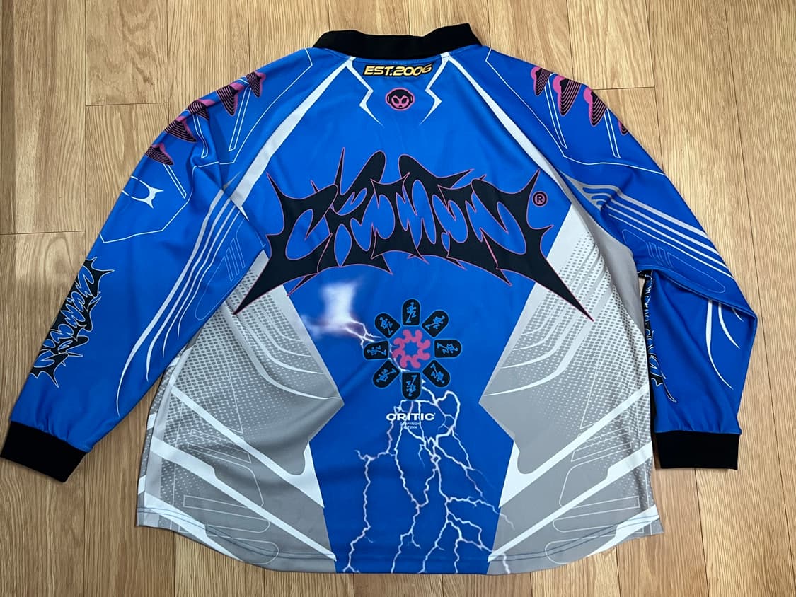 크리틱 레이싱 저지탑 프린트 블루 상품이미지4