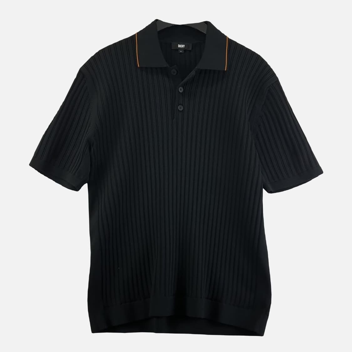 DKNY 블랙 남자 카라 니트 M N4955 상품이미지1