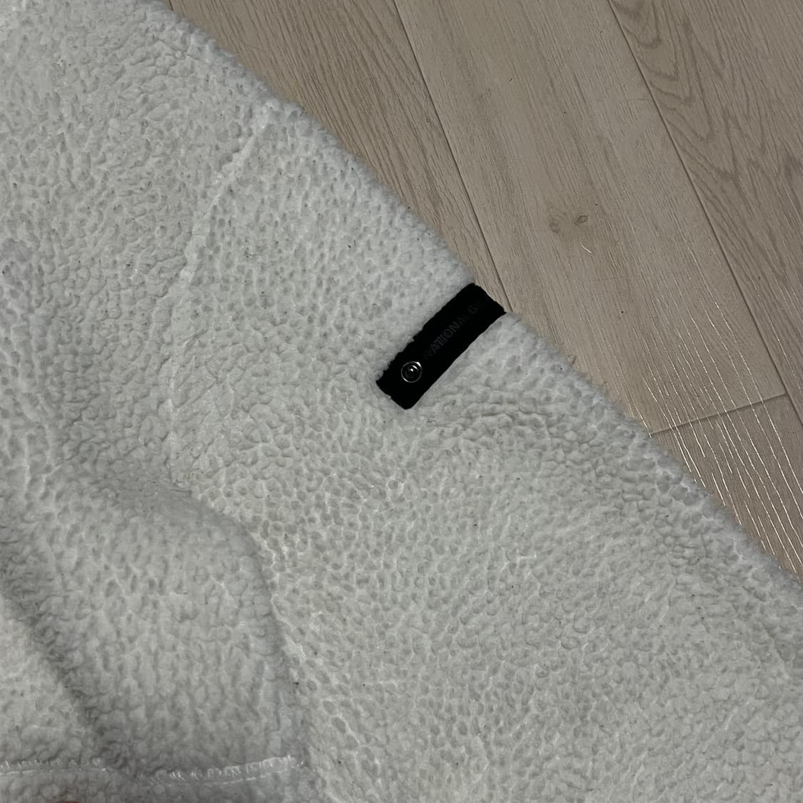 내셔널지오그래픽 와펜 뽀글이 후리스 후드자켓 [아이보리] XL/105 상품이미지5