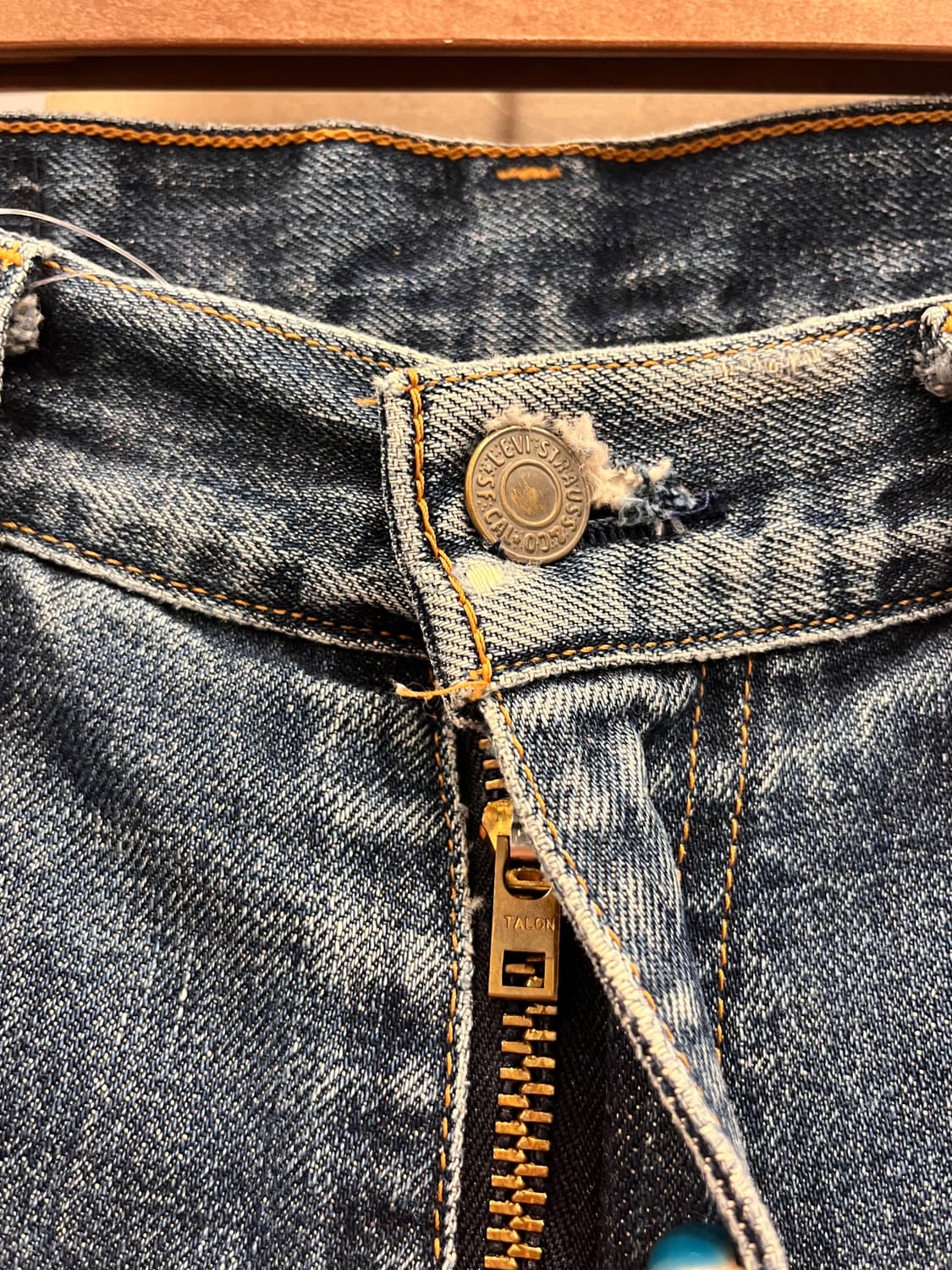 90s Levis 리바이스 502xx 셀비지 데님 팬츠 (Japan) 상품이미지3