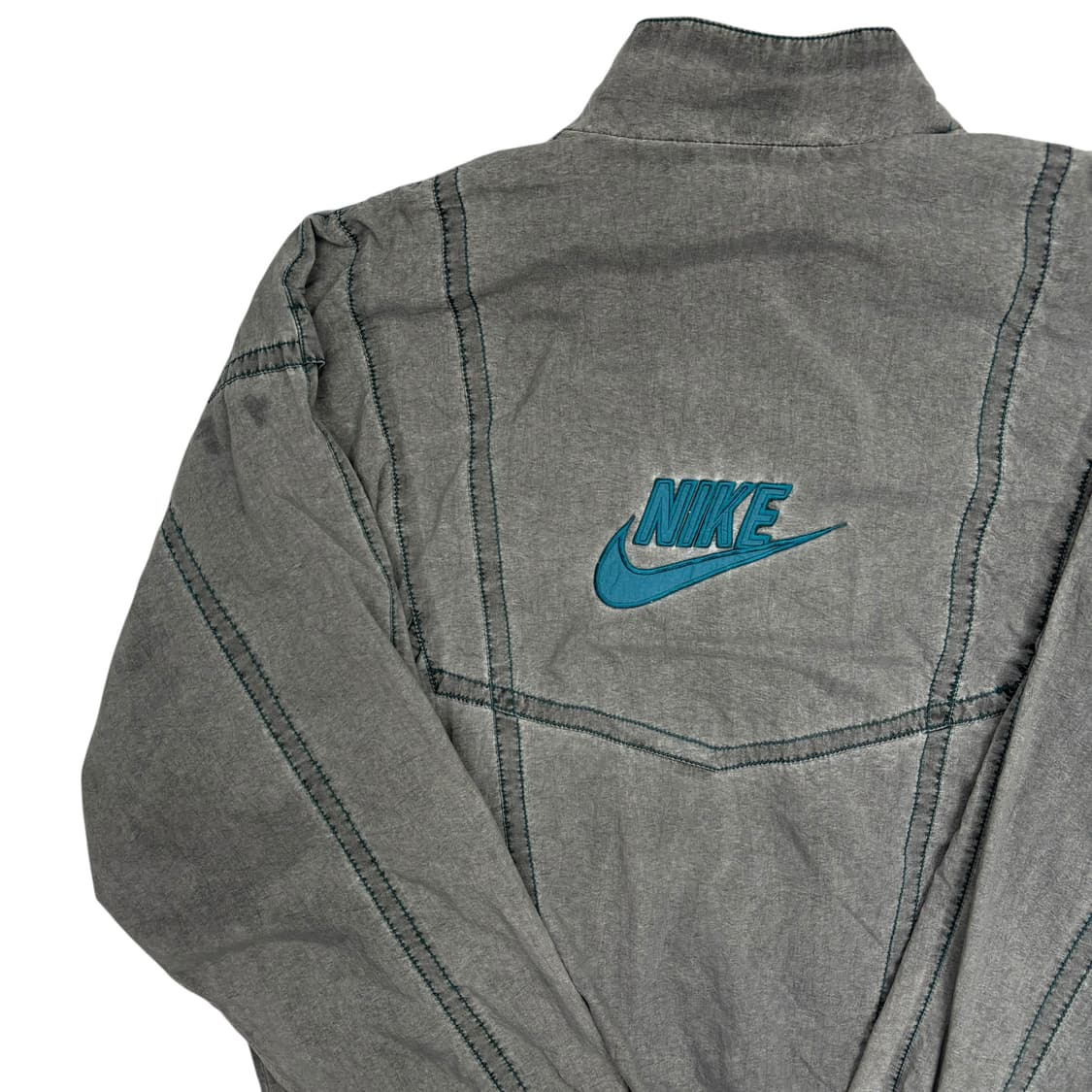 90s 나이키 올드스쿨 빅 로고 그레이 바람막이 XL  상품이미지5
