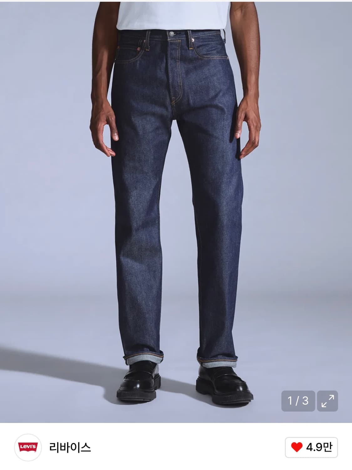 리바이스 블루탭 1980s 501 japan 34사이즈 상품이미지1