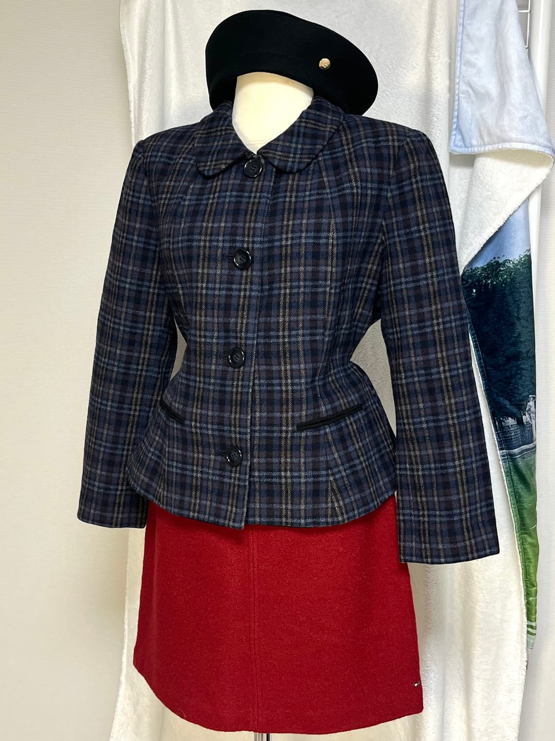 타미힐피거 로고 울 미니스커트 상품이미지6