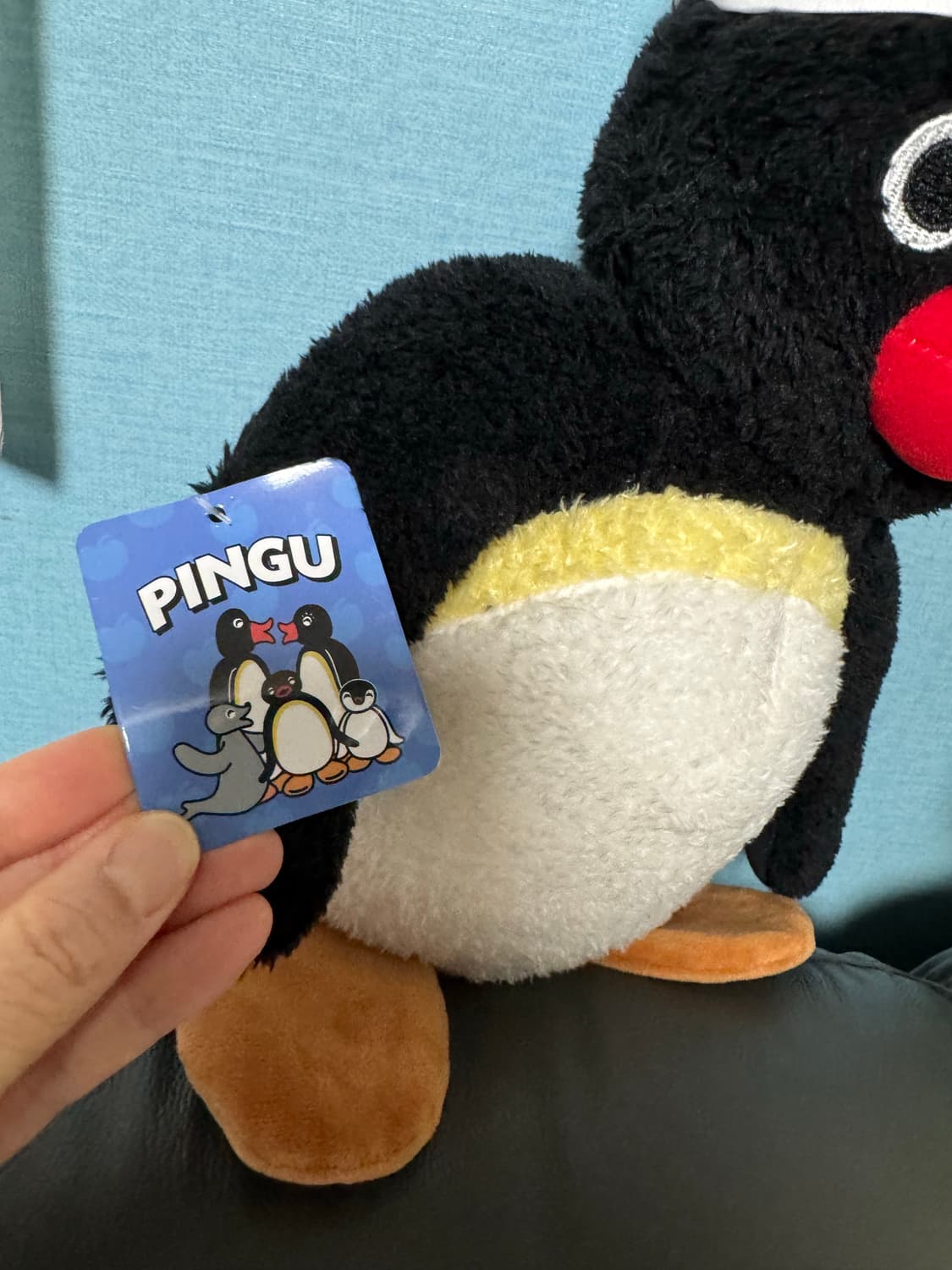 귀여운 핑구 요리사 봉재 인형 택있음 상품이미지5