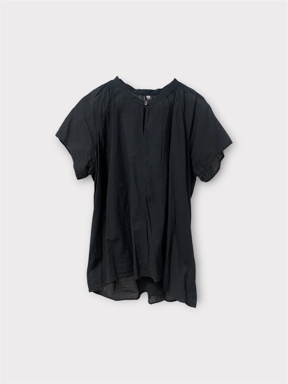 Muji Cotton Linen Stand Collar Blouse 상품이미지6