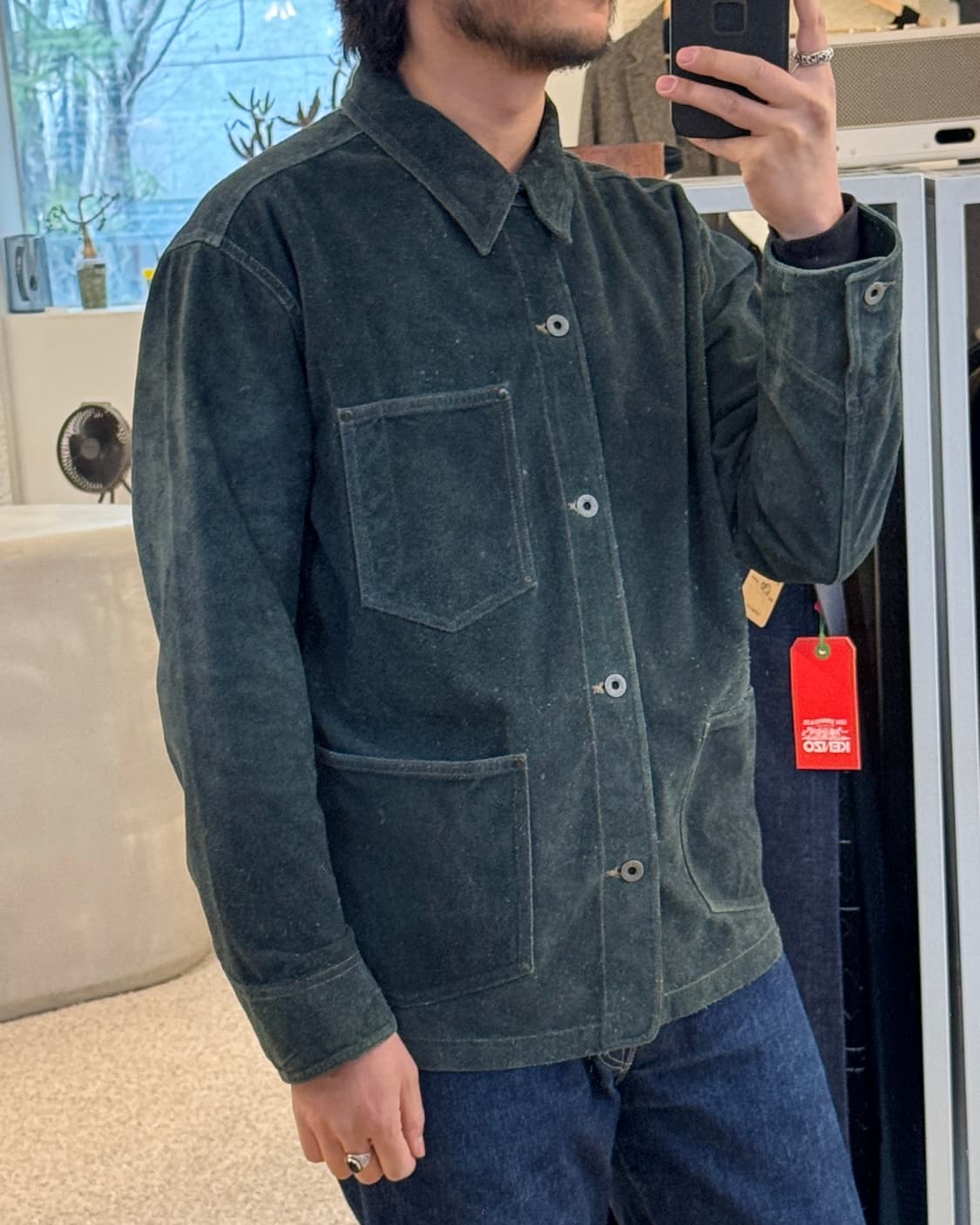 RRL 인디고 레더 워크 자켓 상품이미지10