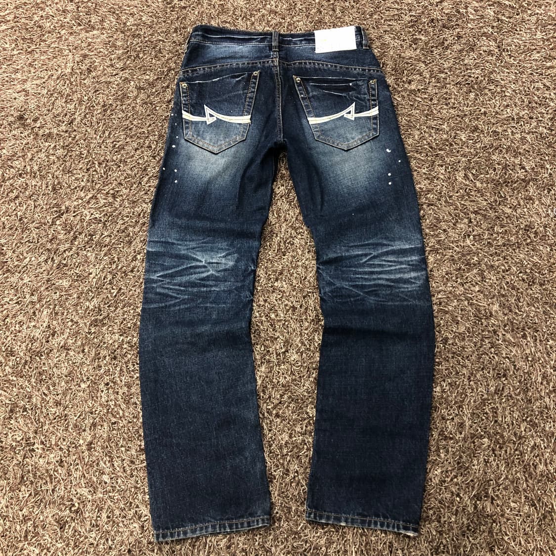 30 ASK 워싱 페인팅 데님 팬츠 상품이미지3