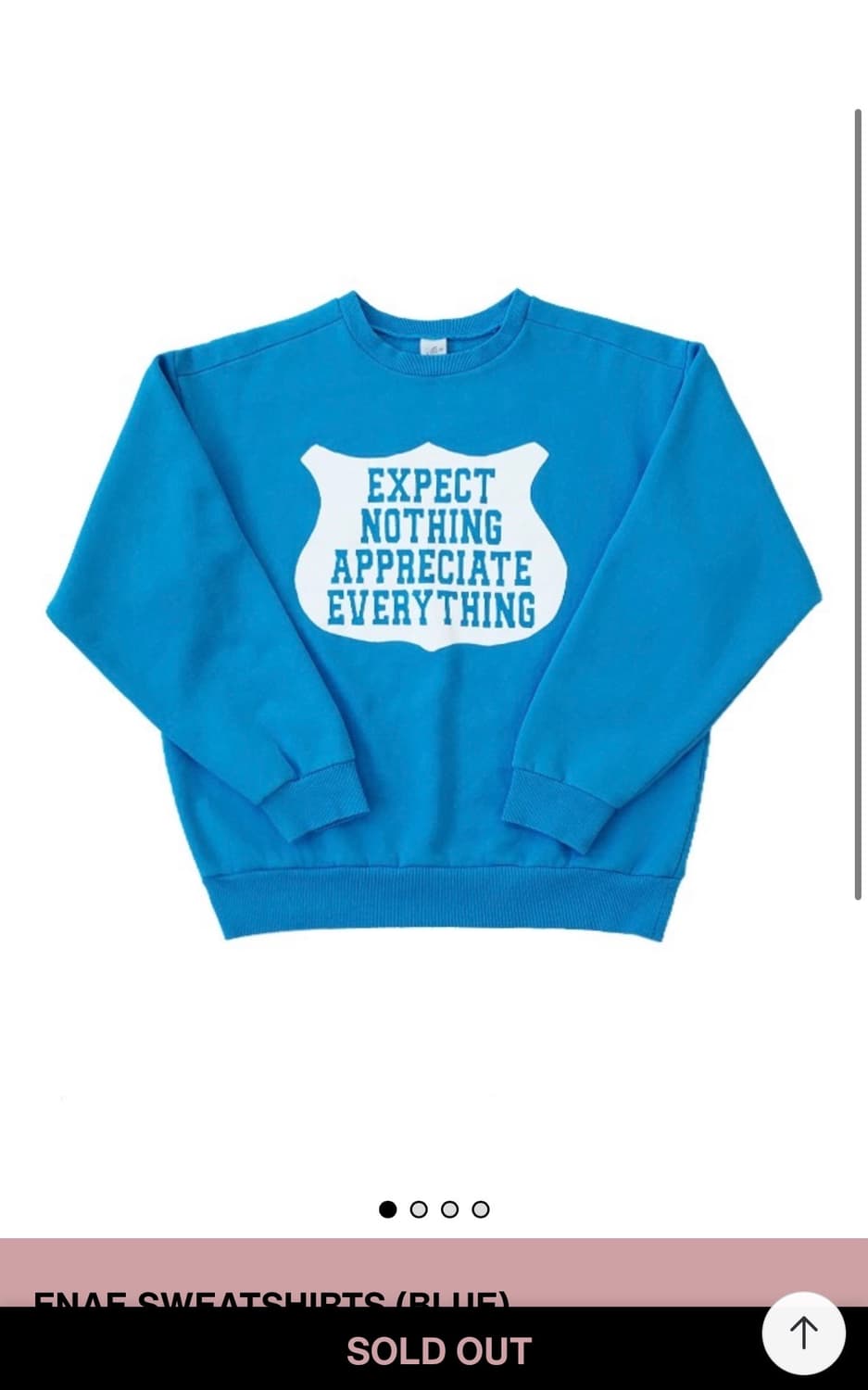 컬렉트피시스 스웻셔츠 L(새상품) 상품이미지1