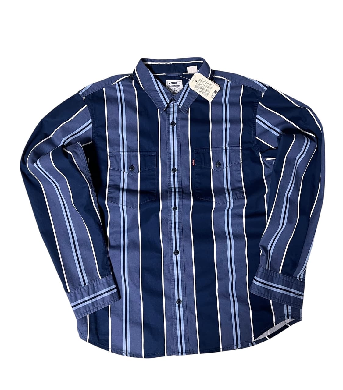 (새상품) 리바이스 스트라이프 셔츠 M 상품이미지3