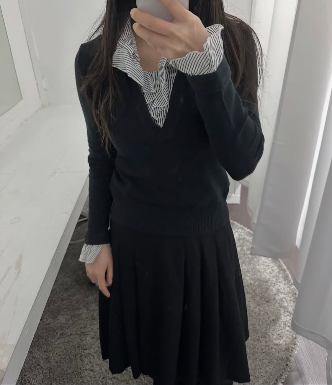 Pentacle shirt layered top 상품이미지2