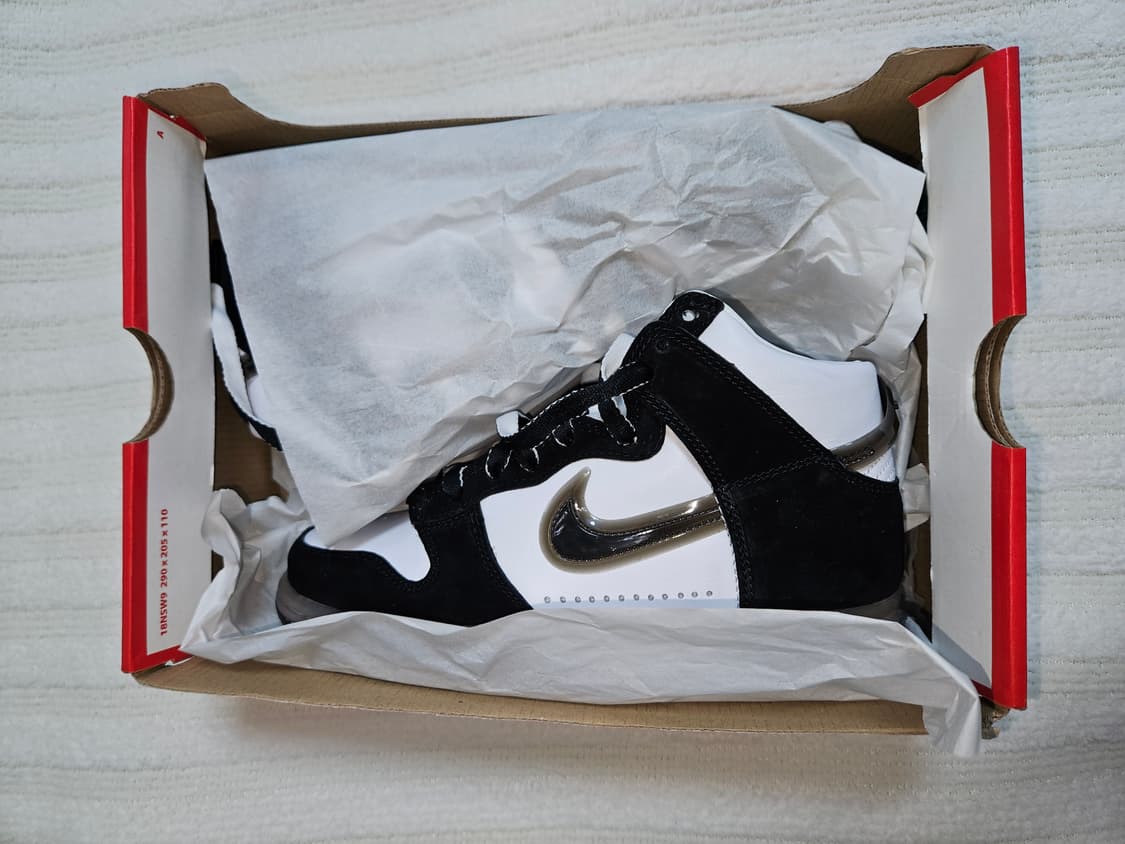 나이키 x 슬램잼 덩크 하이 SP 클리어 블랙 235 상품이미지3